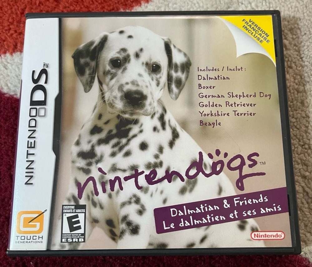 Nintendo Nintendogs Dalmatian & Friends Nintendo DS Game CIB